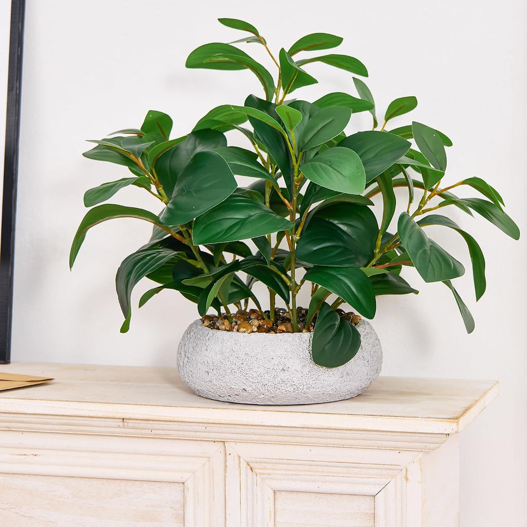 Realistic Artificial Potted Plants Olive Wild Fern Berry Decor Low Maintenance Faux Greenery Indoor Fake Plants