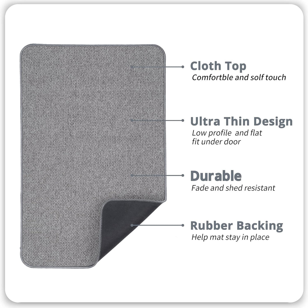 Bathroom Rugs Set 2 Pieces,Th Mats,Toilet Rugs,Quick Dry,Non-Slip,Machine Washable,Low Pile,Absorbent Bath