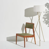 Jaxon Tripod Floor Lamp with Pleated Drum Shade, Modern Lamp, Contemporary and Elegant LED Lamp