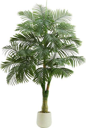 Artificial Golden Cane Palm Tree 6FT, Tropical Large Fake Plants