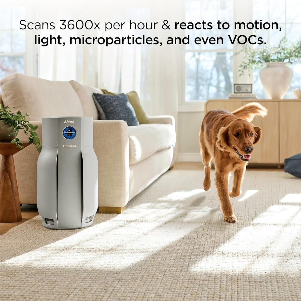 BreatheClear MAX with NeverChange, Intelligent Air Purifier for Home, Large Rooms, HEPA-Exceeding fo