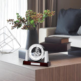 Bulova B7520 Largo Clock, Dark Mahogany Finish