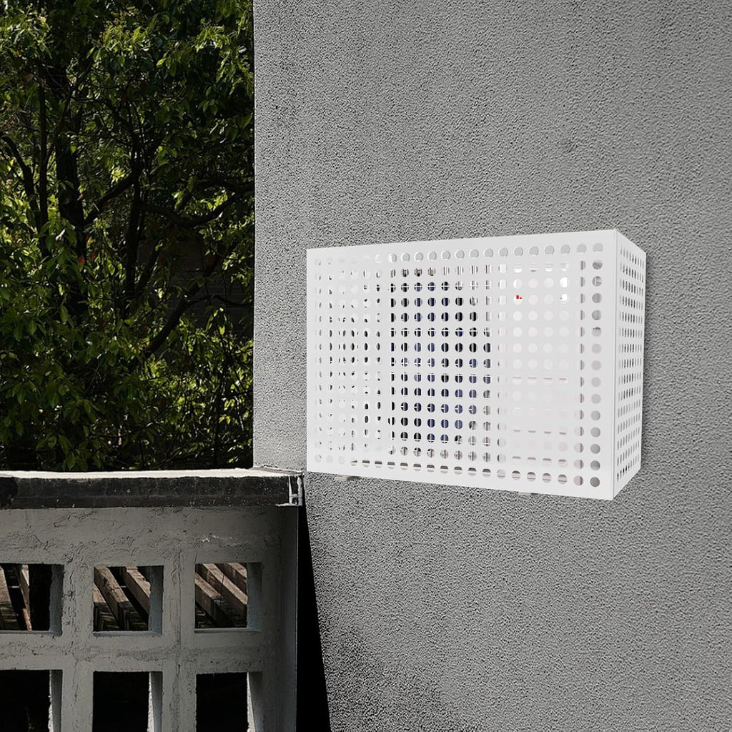 Air Conditioner Fence, Air Conditioner Fence for Outdoor Units, Privacy Fence Cover for A/C Conditioning Unit - White