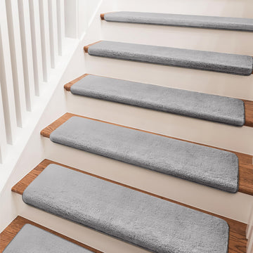 Bullnose Carpet Ultra Plush Grey 14 Pcs