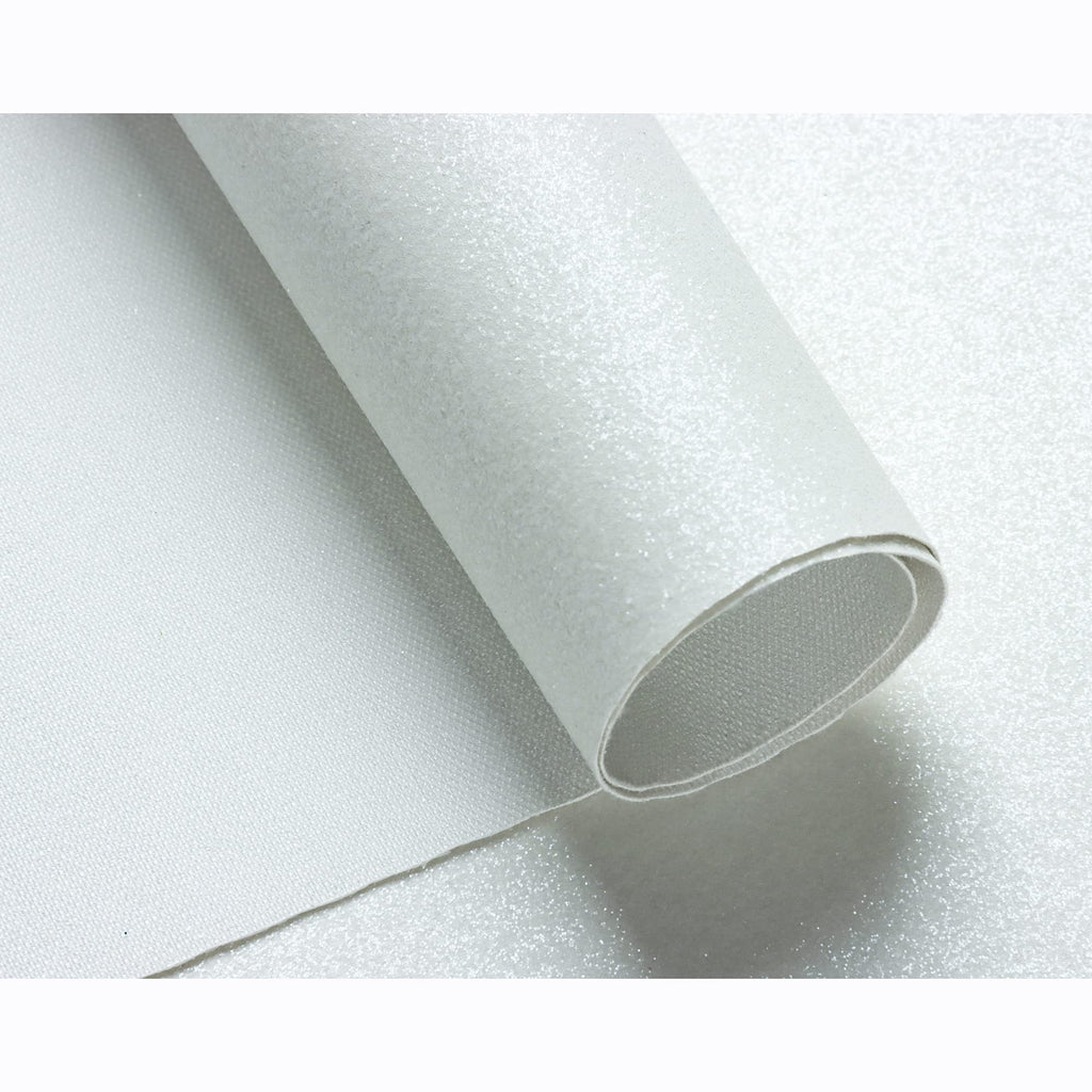 Faux Leather Sheets for Craft One Roll Sparkle Glitter Surface Solid Leather Fabric Sheets 12" x 53" (30cm x 135cm)