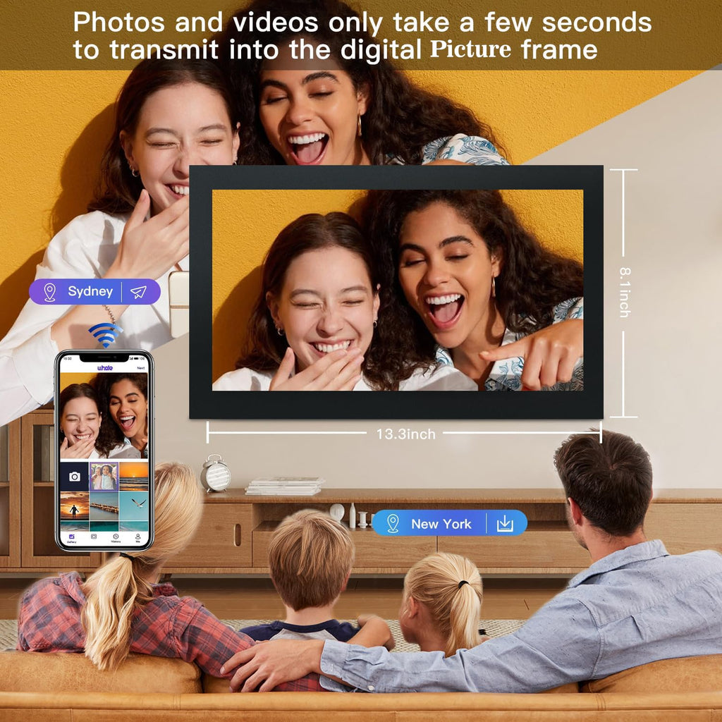 Digital Photo Frame with 15.6 Inch Touch Screen