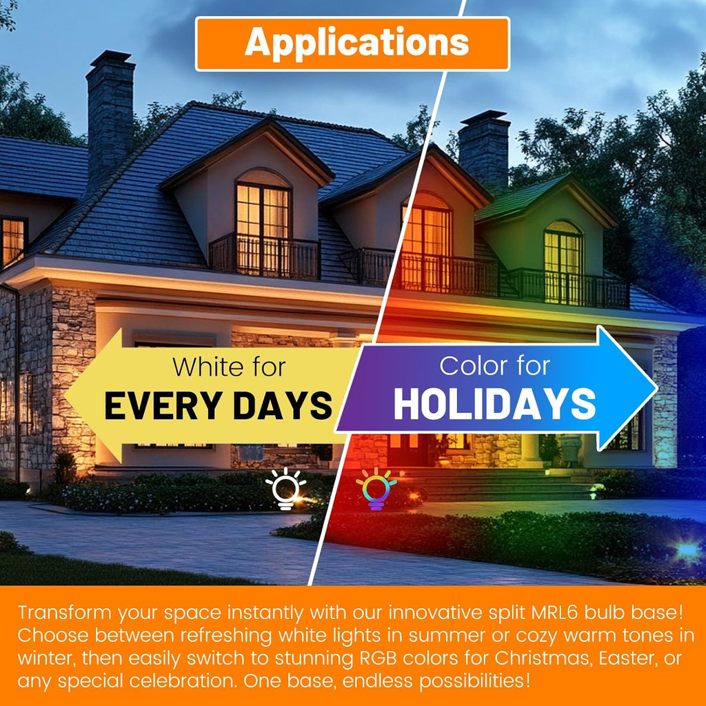 12V Low Voltage Brass Landscape Spot Lights, Waterproof LED Uplights & Accent Lighting with Connectors, Heavy Duty