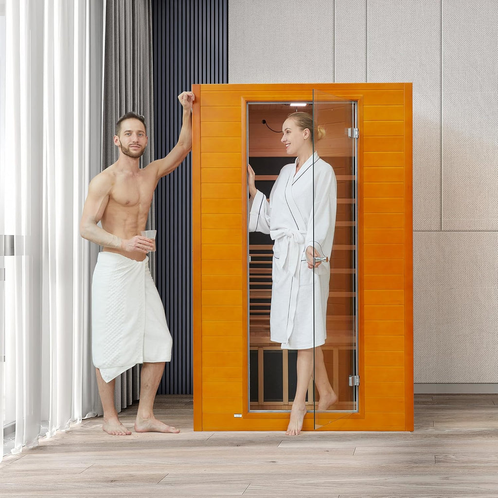 Far Infrared Sauna for Home, Home Indoor Infrared Sauna for 2-Person