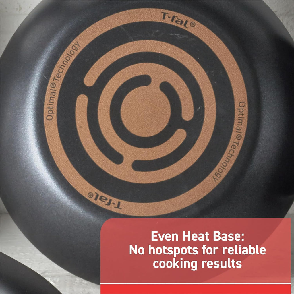 Signature Nonstick Pots and Pans Set 12 Piece, Oven Broiler Safe 350F, Kitchen Cookware Set w/Fry Pans, Saucepans