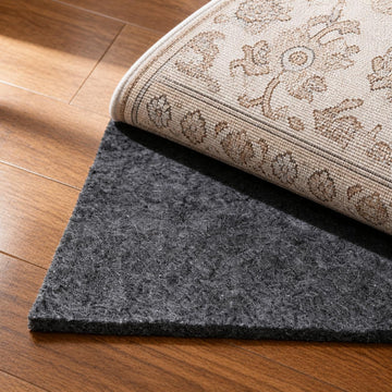Non Slip Rug Pad 9x12 Ft, 1/8" Thick Rug Mats, Carpet Padding Under Rugs