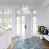 Crystal Chrome Chandelier Modern Chandeliers Lighting 4 Lights Pendant Ceiling Light Fixture 3-Tier for Dining Room Living Room Kitchen Island A107-B07G3SQD88