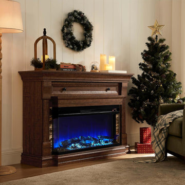 OKD 52 Inch Electric Fireplace with Mantel
