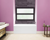 VTAP543022R Aqua Eden Alcove Tub, White