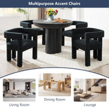 Modern Dining Chair Set of 2 / Living Room Chairs, Fabric Armchair