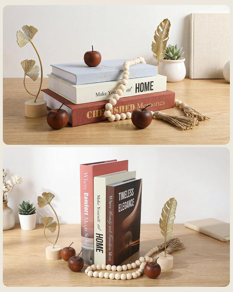 Decorative Books Decor & Fake Books for Coffee Table Decor, Complete Aesthetic Set with 3 Faux Books for Decoration &