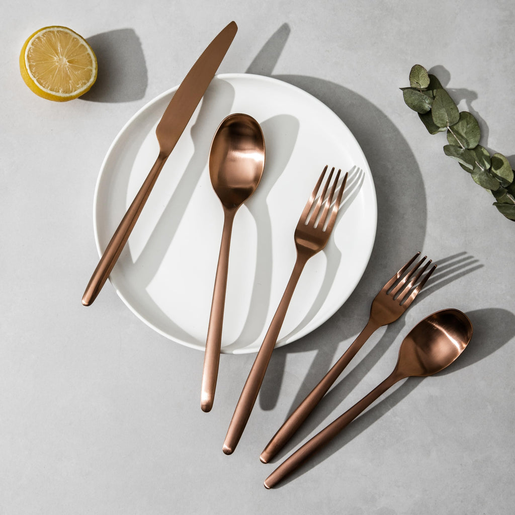 Ava 20-Piece Flatware Set, 18/10 Stainless Steel
