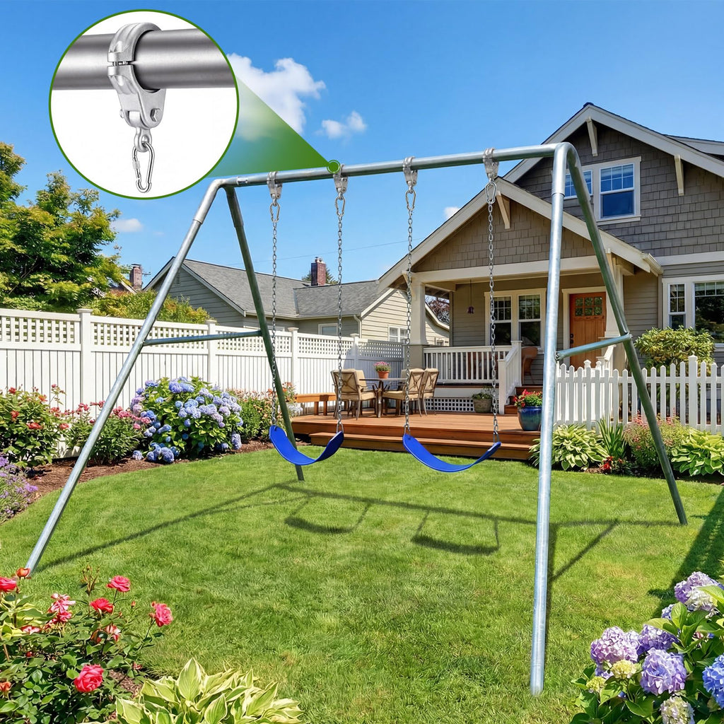 4 Pcs Heavy Duty Swing Hangers Set, 3.5", Cast Aluminum