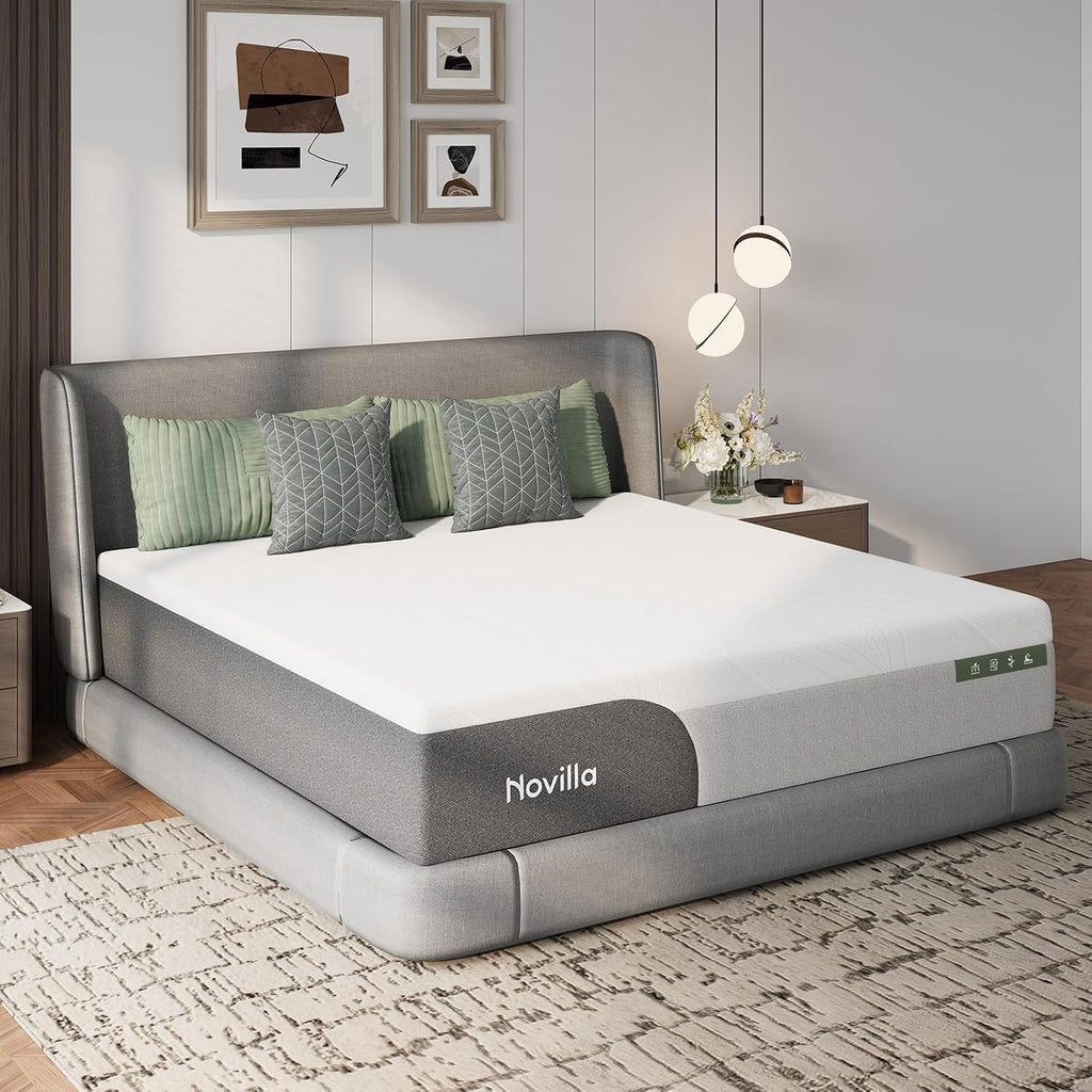 Bliss Cooling Queen Mattress, 12 Inch Gel-Infused Memory Foam