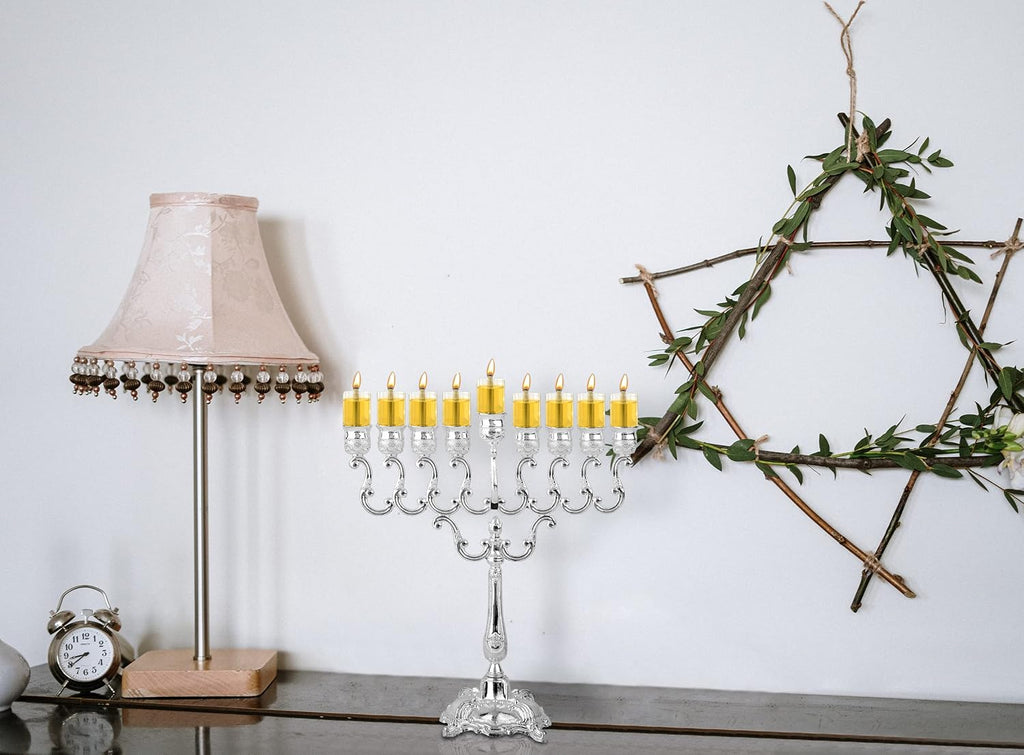 Chanukah Oil Glass Cups - Glass Oil Insert Cups for Menorahs - #7 (9 Pack) - Set of 9