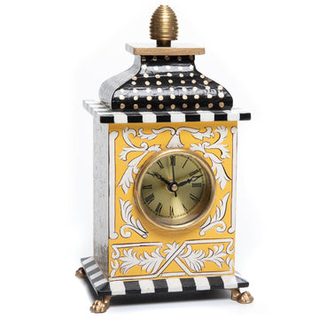 Desk Clock, Decorative Wood Clock, Queen Bee