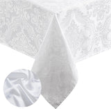 Home Fashions Caiden Elegance Damask Waterproof, Stain & Wrinkle Resistant Fabric Tablecloth, 60" x 