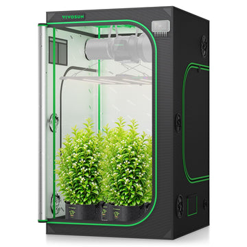 4x4 Grow Tent 48"x48"x80" Mylar Tent for Indoor Plants
