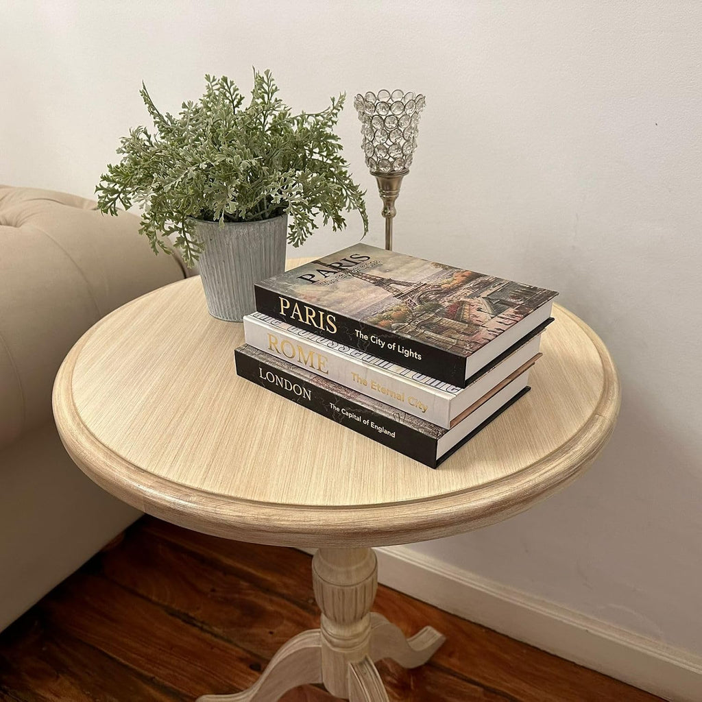 Decorative Books Decor, Beautiful Set of 3. Decorative Boxes, not pages inside. Libros Decorativos para Mesa de