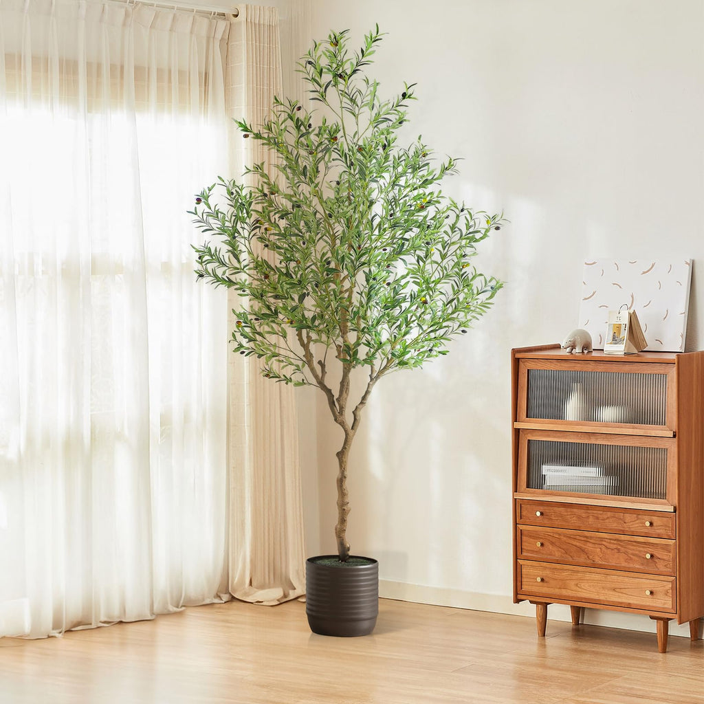 7ft Olive Trees Artificial Indoor, Housewarming Gifts