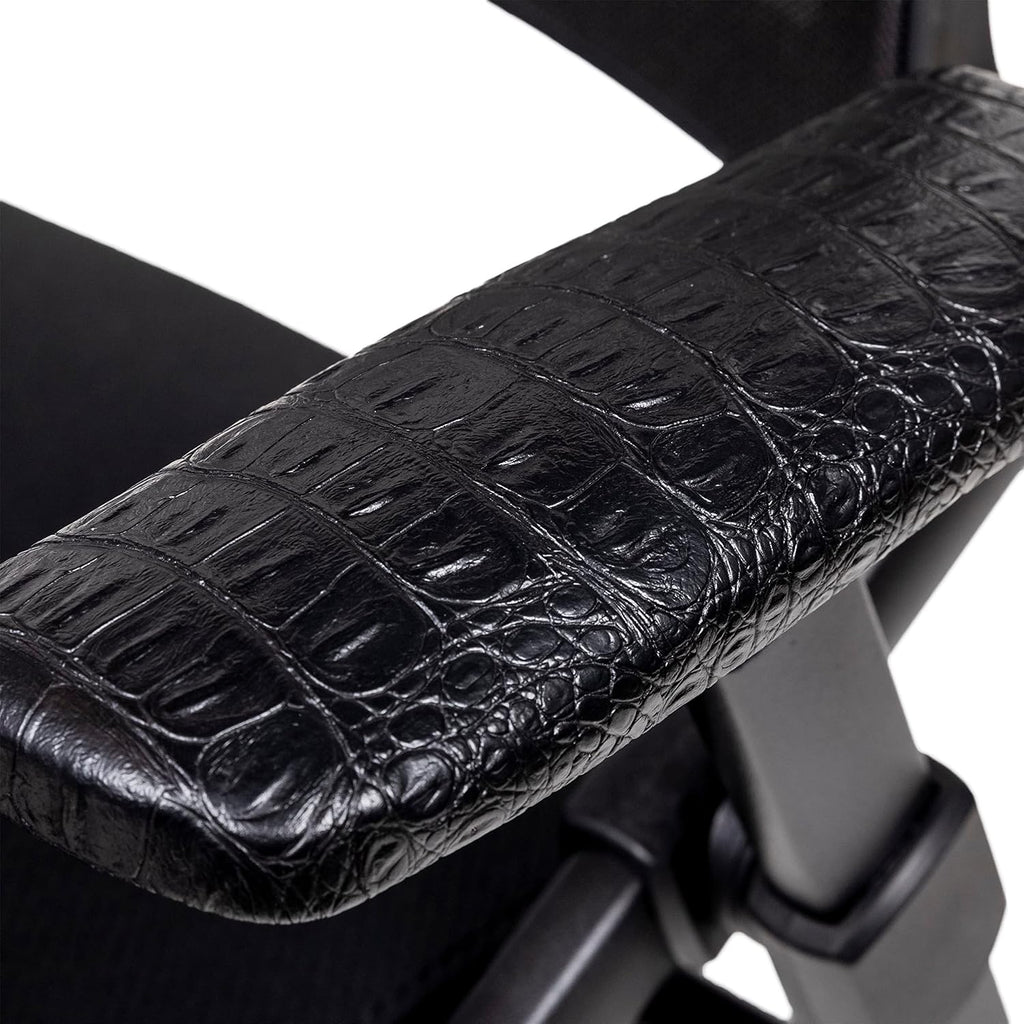 Triton Folding 2 Poker Chairs with Wheels - Cushioned Seat, Leather Armrests & Easy Mobility - Foldable Poker Table