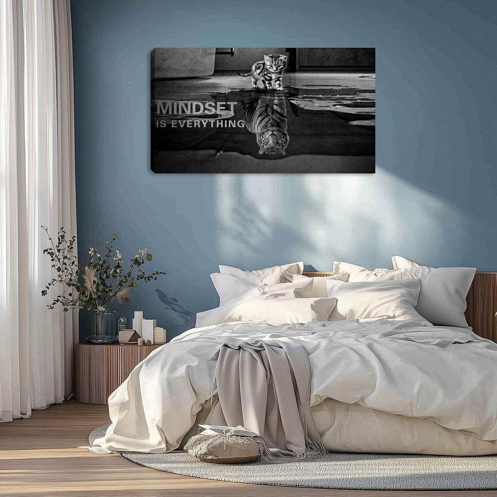 Motivational Wall Decor Inspirational Canvas Wall Art Bedroom Workplace Gym Positive Quotes Sayings Artwork for Walls