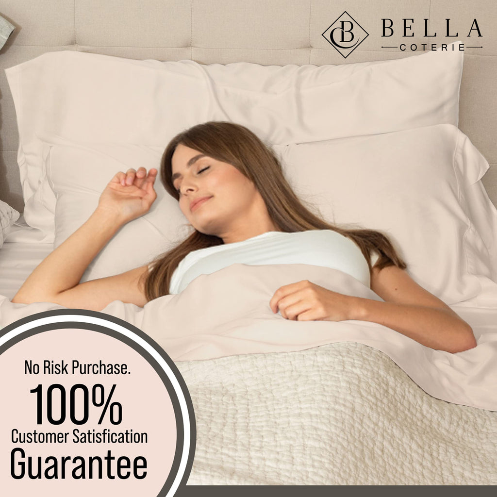 Bella Coterie 6 Piece Luxury Bamboo Viscose Queen Sheet Set