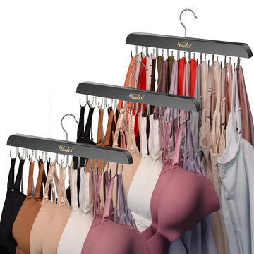 3 Pack Tank Top Hangers Space Saving, Bra Hangers for Closet Organizer, Bra Organizer for Closet, Space Saving