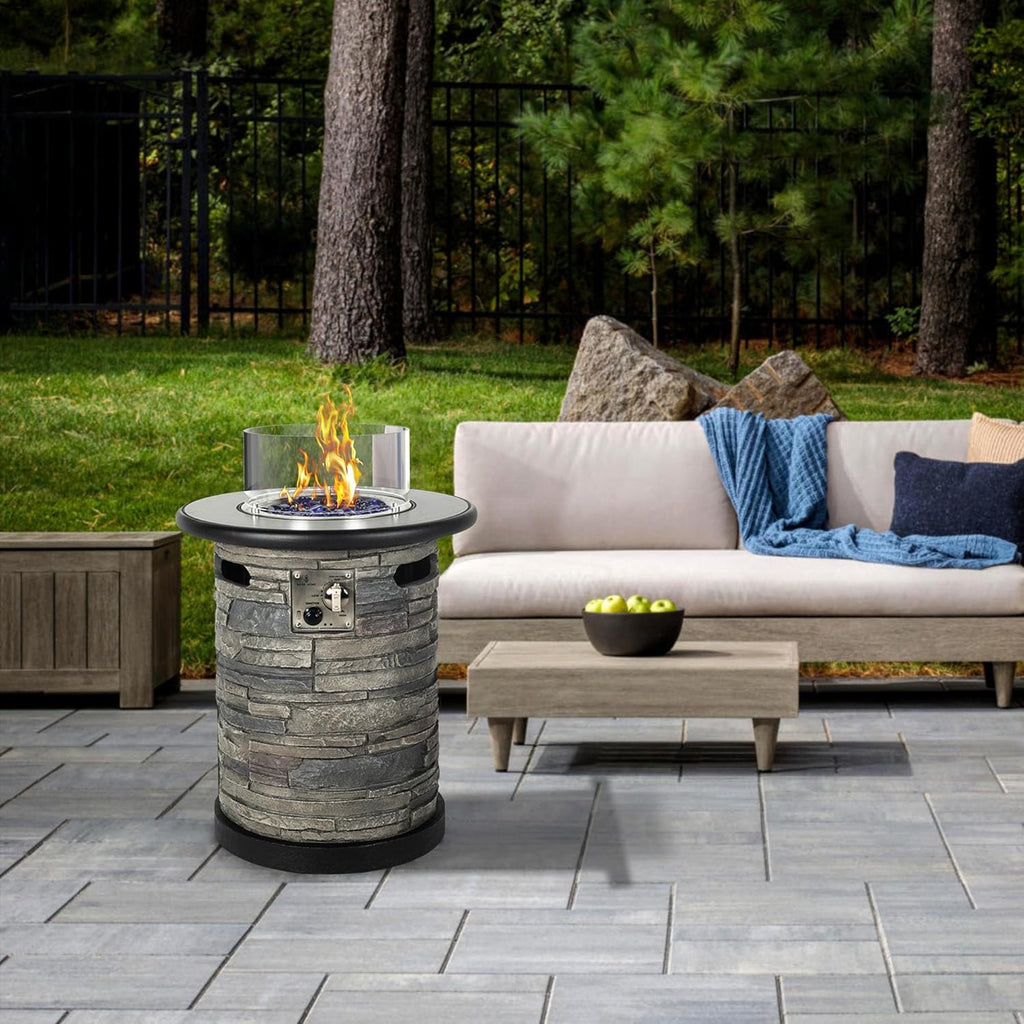 22 Inch Propane Fire Pit - Propane Table