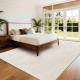 Area Rugs for Living Room 9x12, Non Slip Machine Washable Boho Neutral Modern Rug, Soft Fluffy Carpe