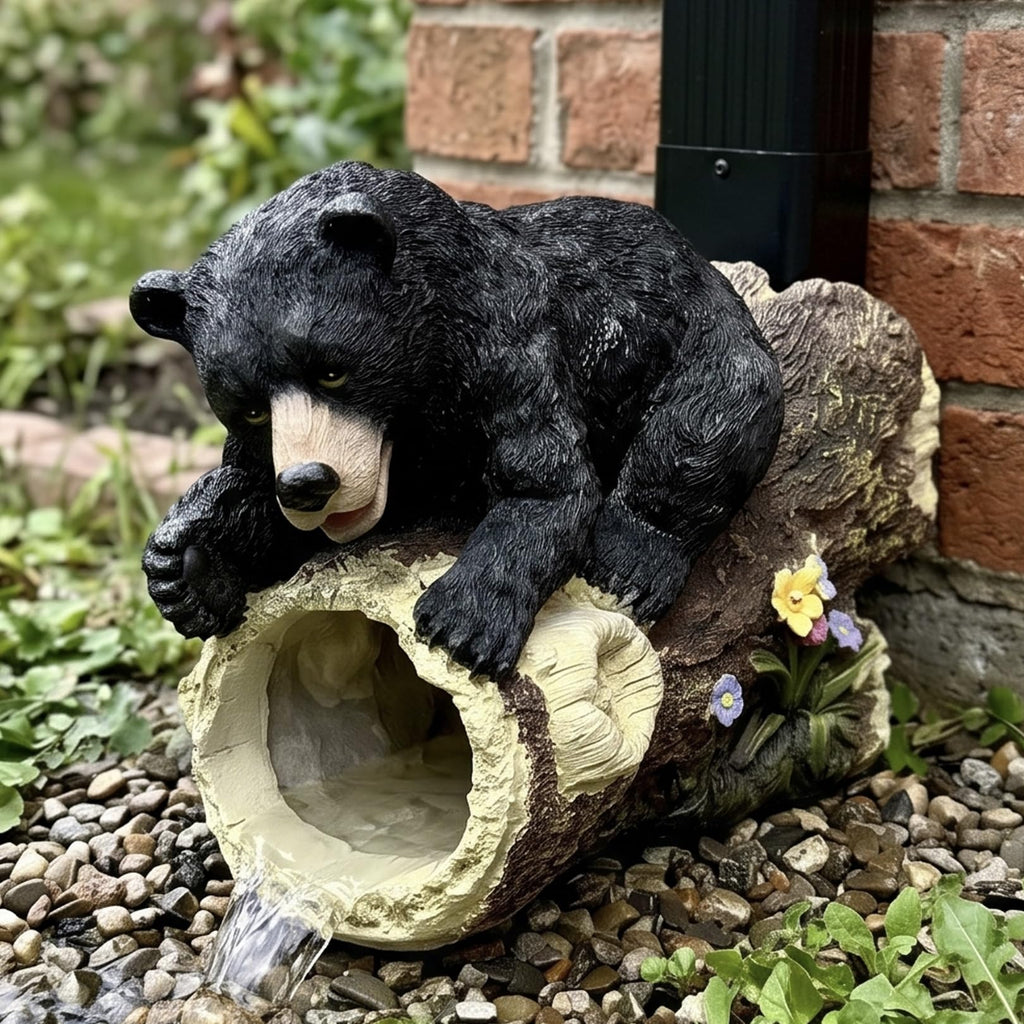 Bear Decorative Gutter Downspout Extension Statue, Animal Gutter Guardian Rain Downspout Extender, Garden Splash