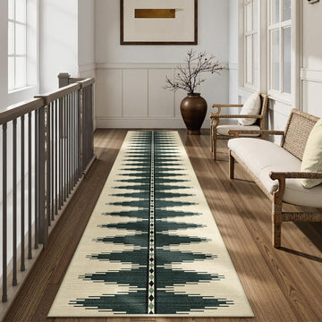 Modern Washable Rug Runner for Hallway, Soft Kitchen Runner 2.5x10 Ultra-Thin Non Slip Runner Rug, N