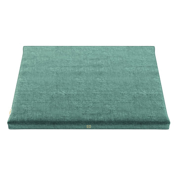 Velvet Zabuton Meditation Mat - Luxurious Meditation Cushion Pillow with 100% Cotton Filling - Enjoy Better Posture