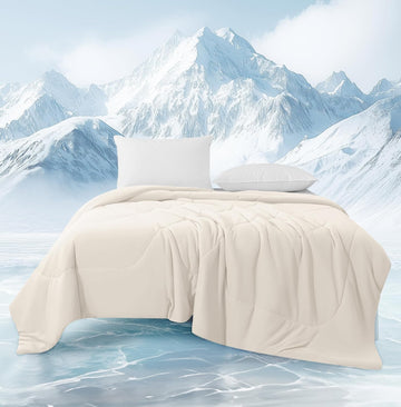 Cooling Blankets for Hot Sleepers, Luxury Lightweight Cozy Soft Throw for Night Sweats Double Sided Breathable