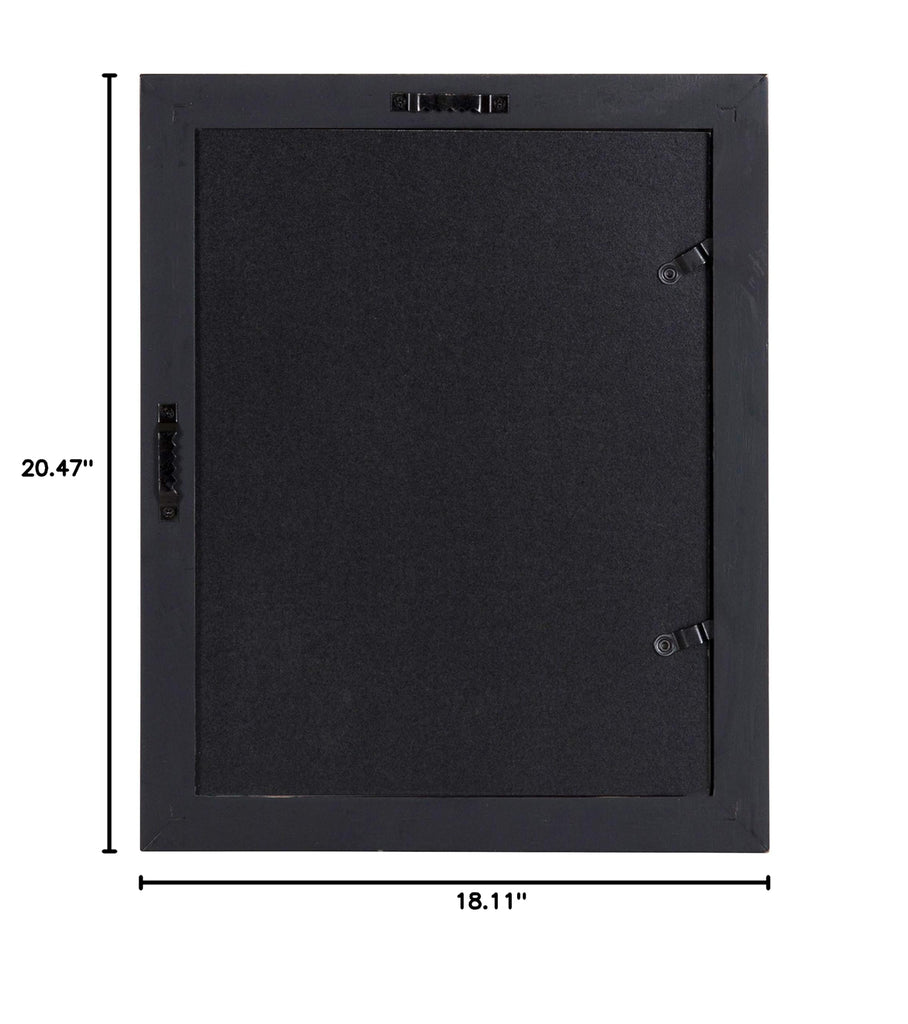 Bordeaux Gallery Wall Frame Kit, Set of 10 with Assorted Size Frames in Modern Farmhouse Finishes of Black, White and