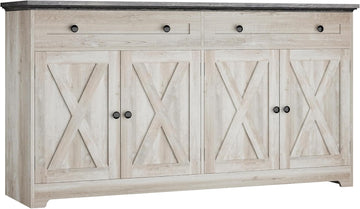 Buffet Cabinet with Storage, Sideboard Storage Cabinet with Drawers, Coffee Bar Cabinet, Kitchen Cabinet with Doors