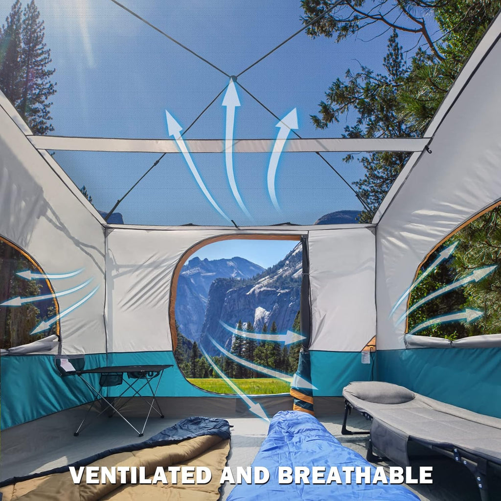 Camping Canopy Tent - Inner Tent for 10' x 10' Pop Up Canopy, Simple Installation, Fully Vented Roof