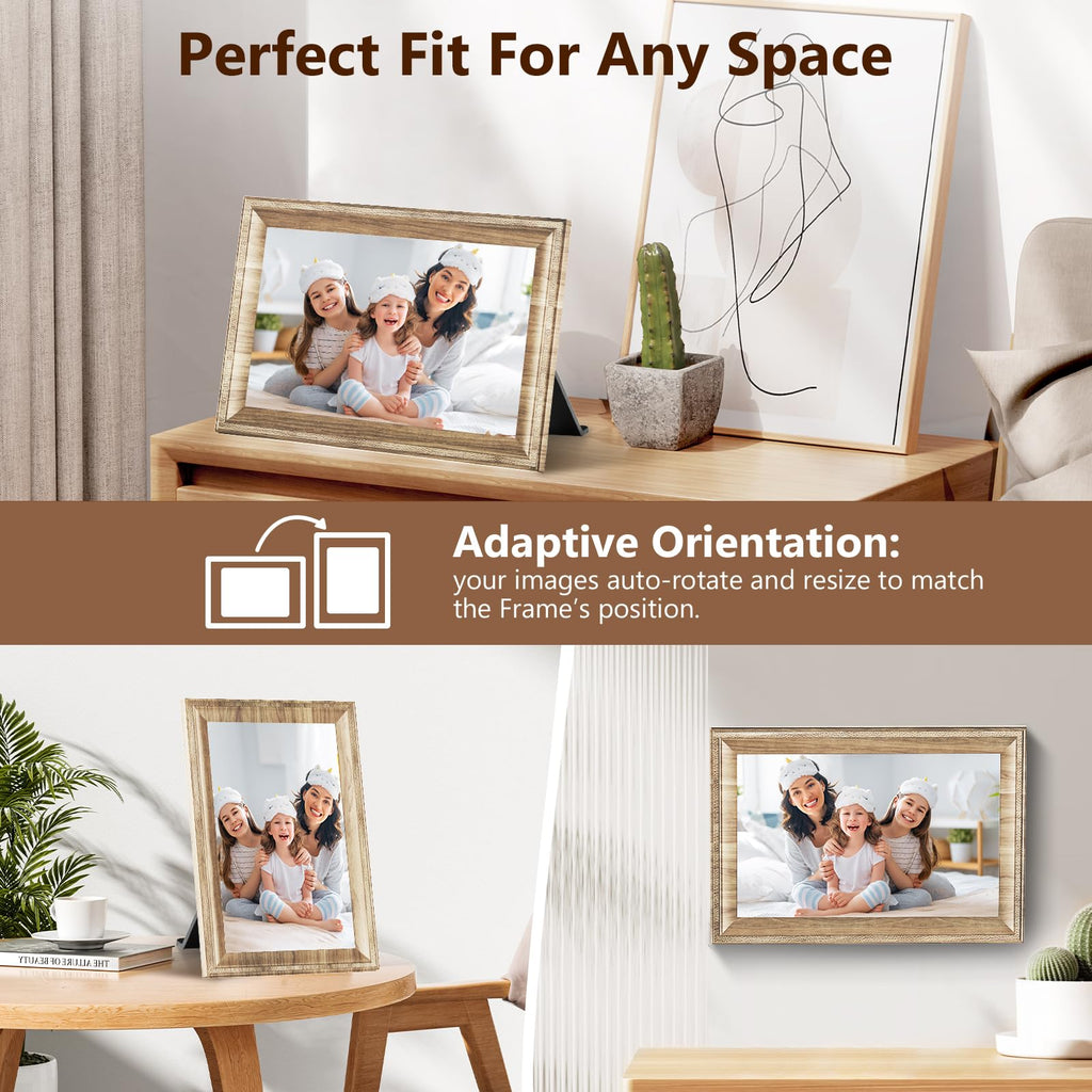 Smart Digital Picture Frame WiFi Send Photos from Your Phone