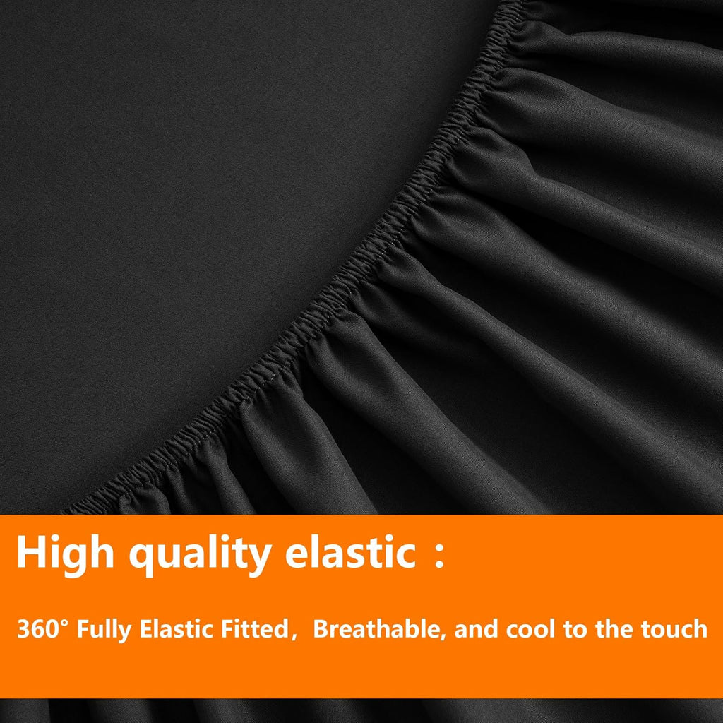 Comforter Set - 5 Pieces, Bed in a Bag Bedding Sets with All Season Soft Quilted Warm Fluffy Reversible