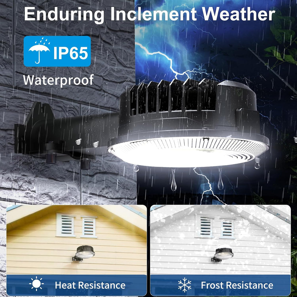 170W LED Barn Light, Dusk to Dawn Outdoor Lighting with Photocell, 22000LM Brightness Area Street Outdoor Lights