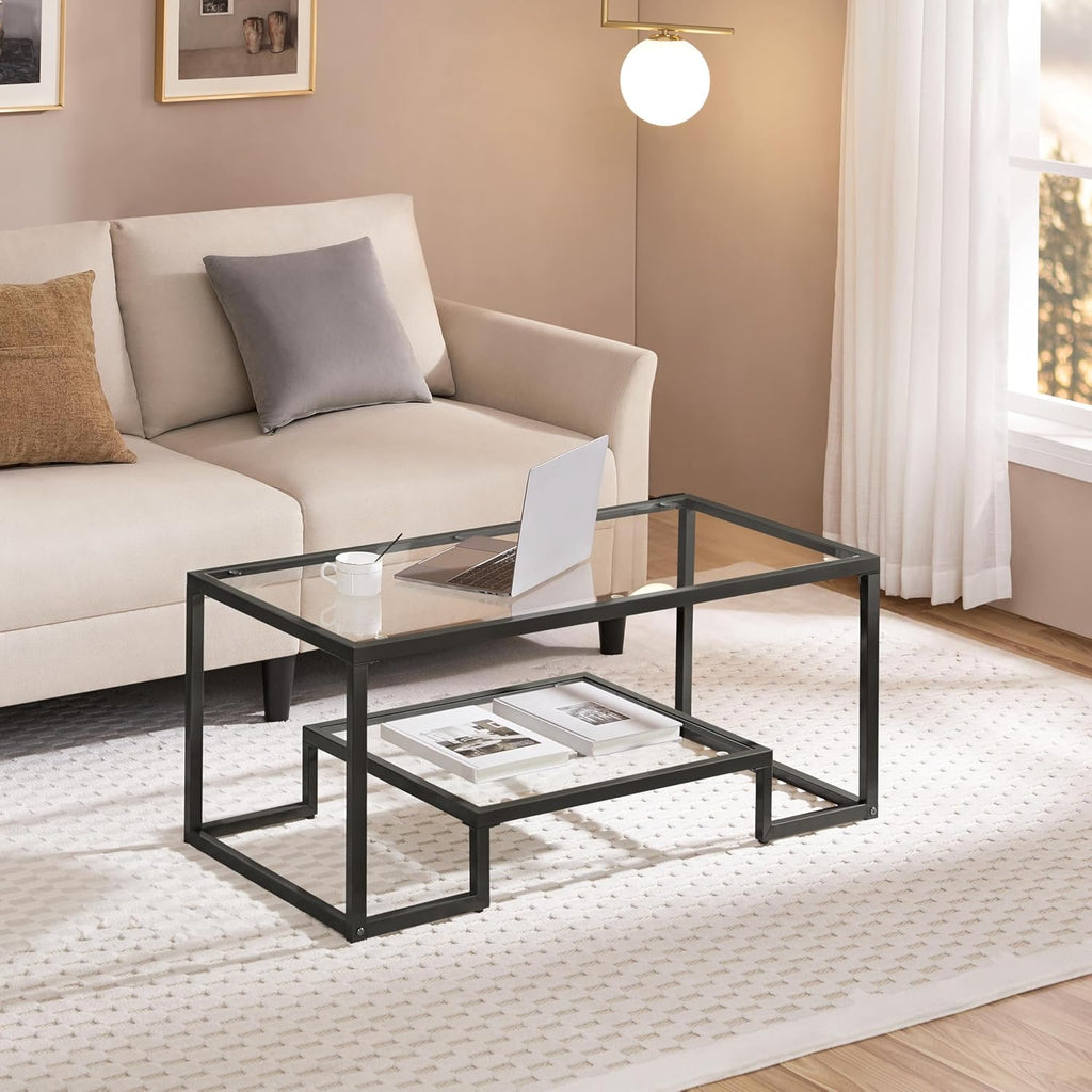 Coffee Table, Tempered Glass Coffee Table