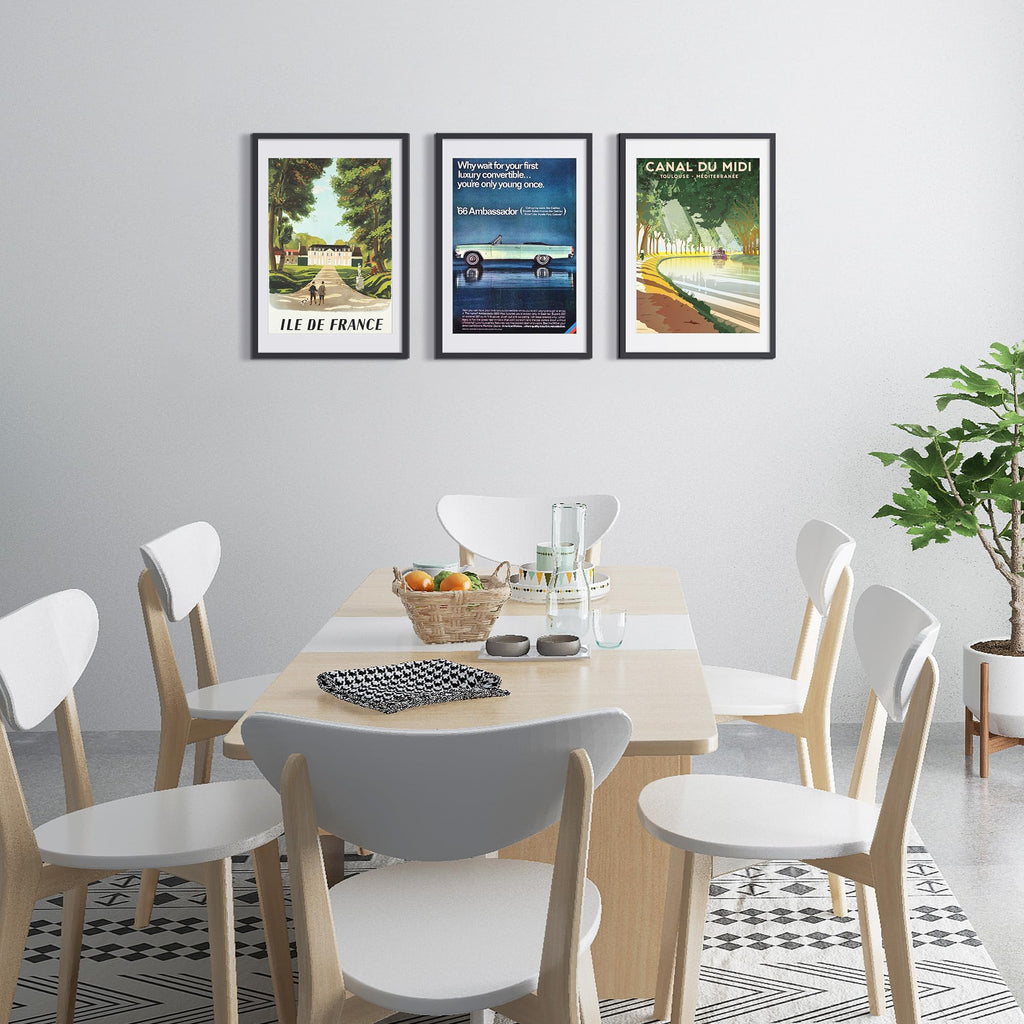 16x24 Picture Frame, Wall Decor Poster Frames, Black 1 Pack