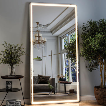 34x76 inch Full Length Mirror with Lights, LED Full Body Mirrors