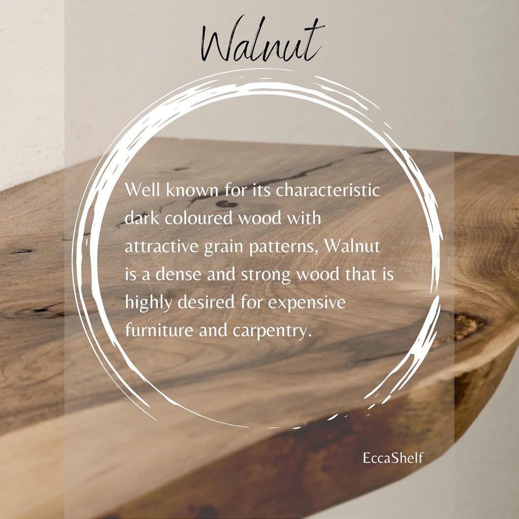 Floating Walnut Fireplace Mantle, Live Edge Wood Mantel Shelf, Floating Fireplace Shelf, Rustic