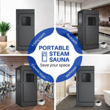 Portable Steam Sauna Tent for Home, Full Size Sauna Box Portable Sauna for Home, 9 Adjustable Heat Levels