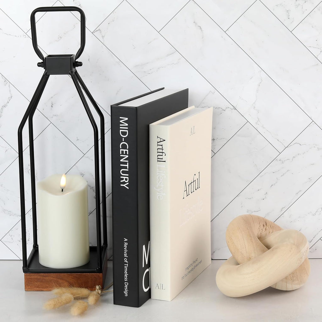 Aesthetic Decorative Books Set of 2 - Stylish Boxes for Coffee Table Decor | Stylish Modern Home Decoration for Your